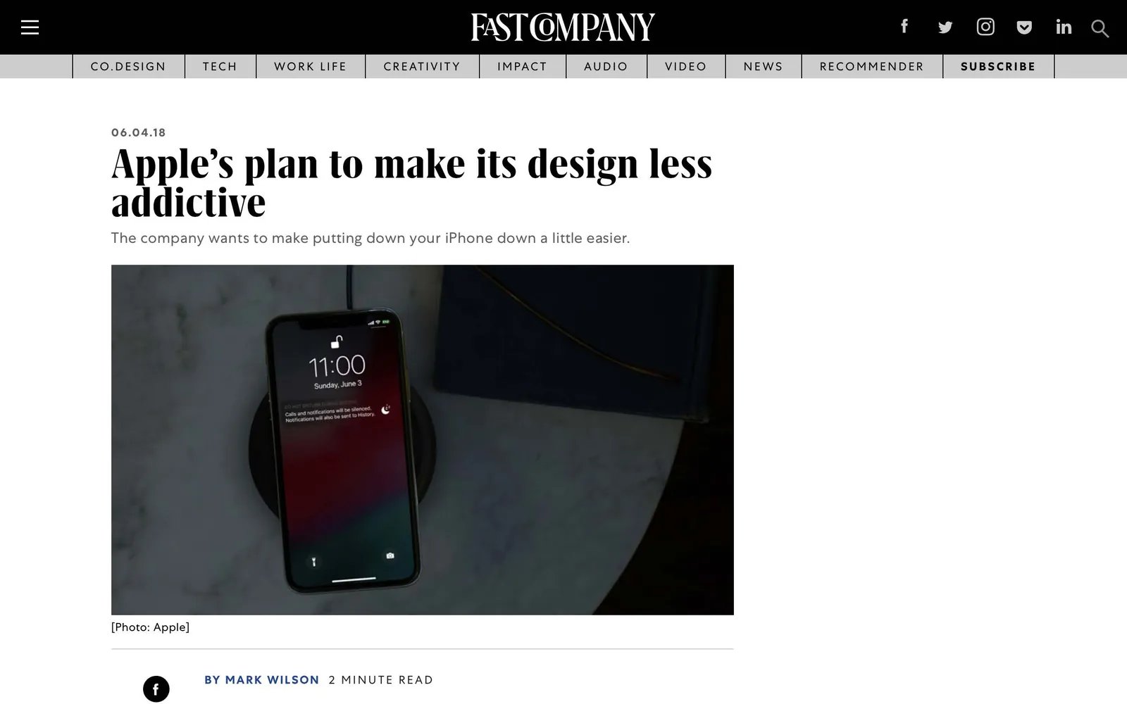 Apple: Limitar la adicción: Incluso el diseño puede ser adictivo y Apple quiere evitarlo.