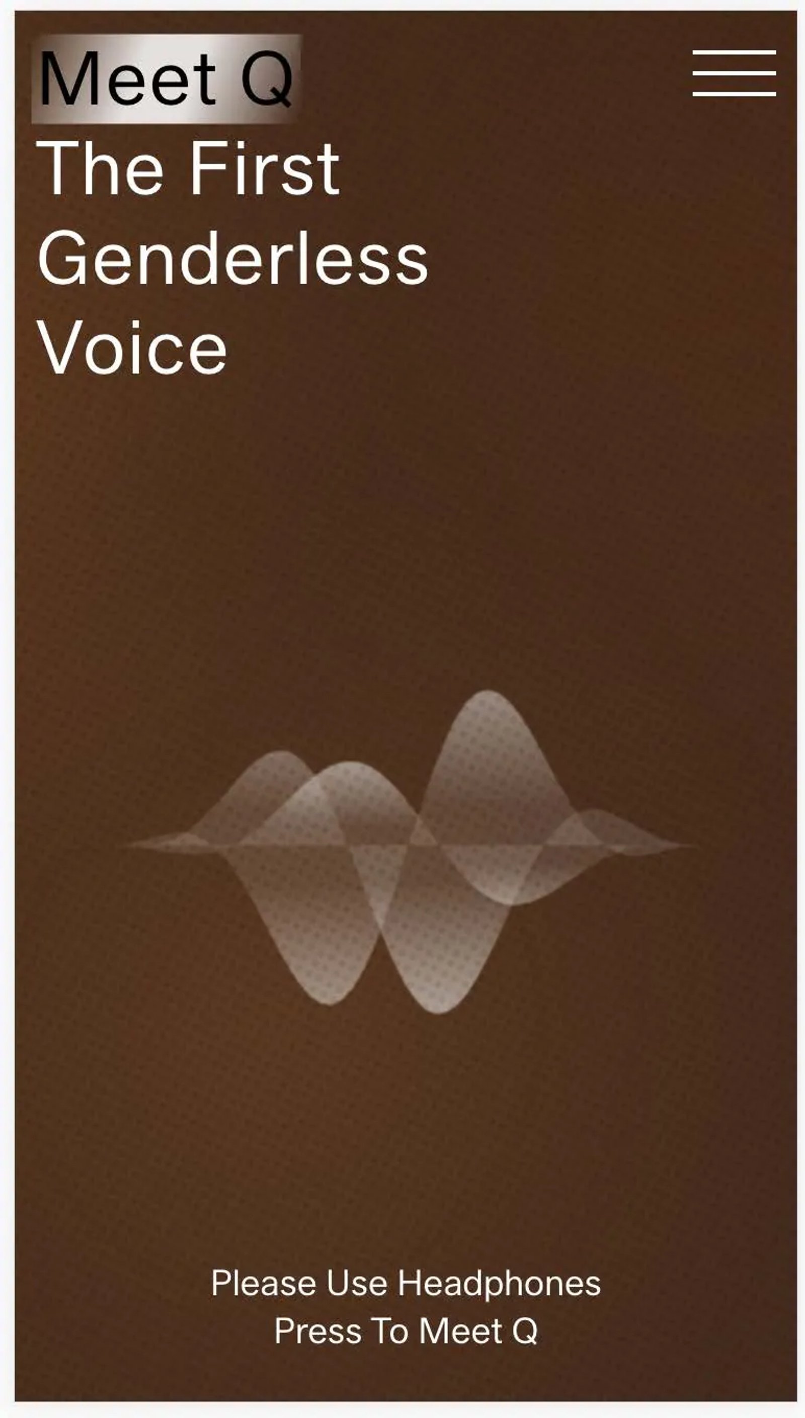 Gender-neutral voices: Gender-neutral voice assistant
