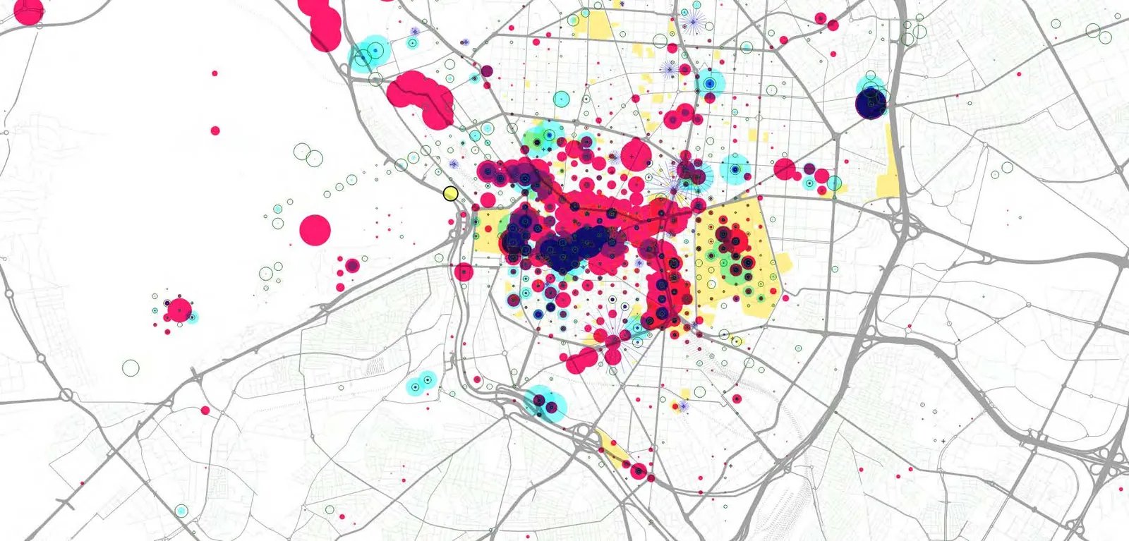 Redrawing cities: Data for an approach to the impact of tourism in Madrid.