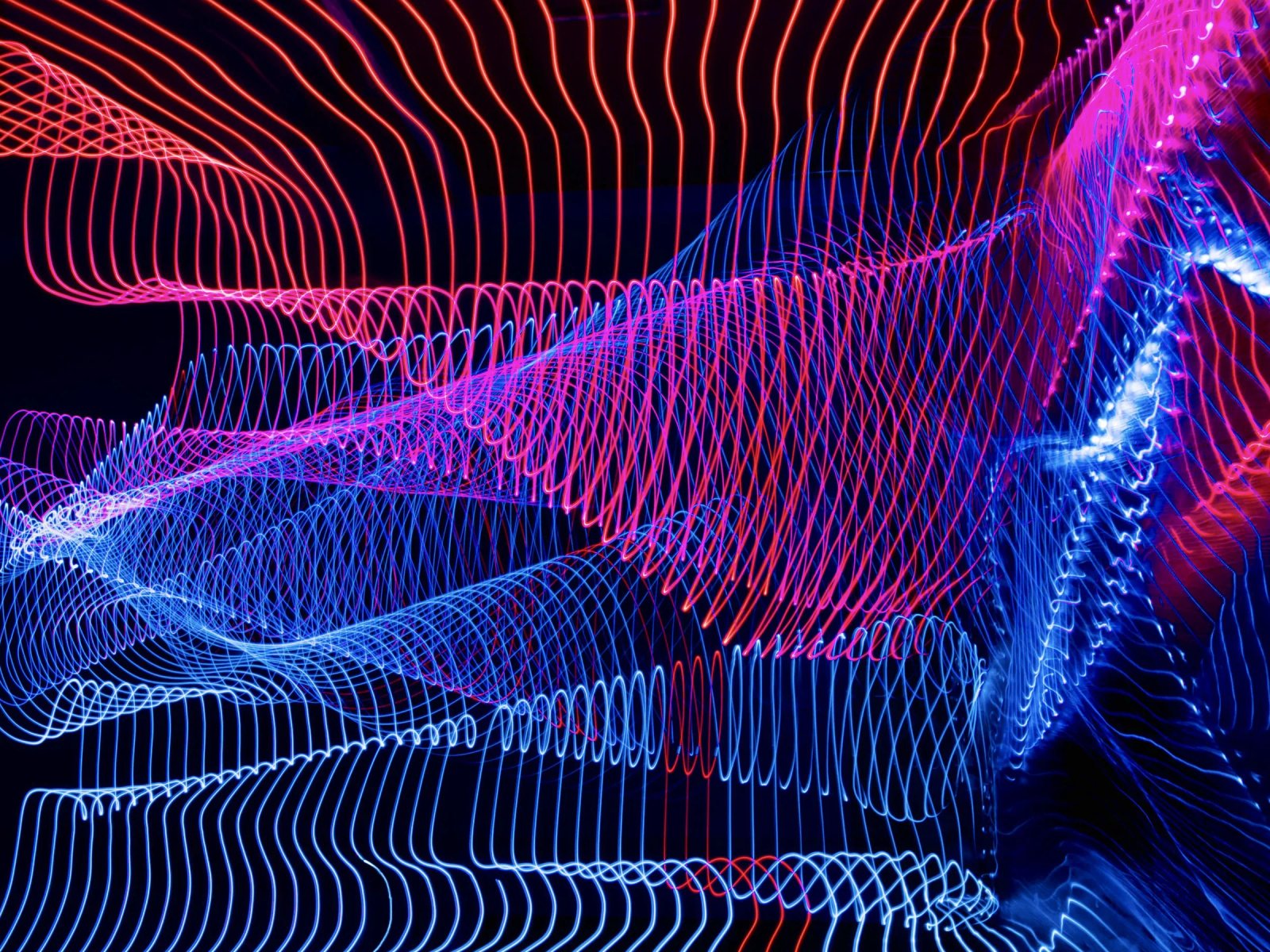 Digital Trends 2021 cover: red and blue light trails on a black background.