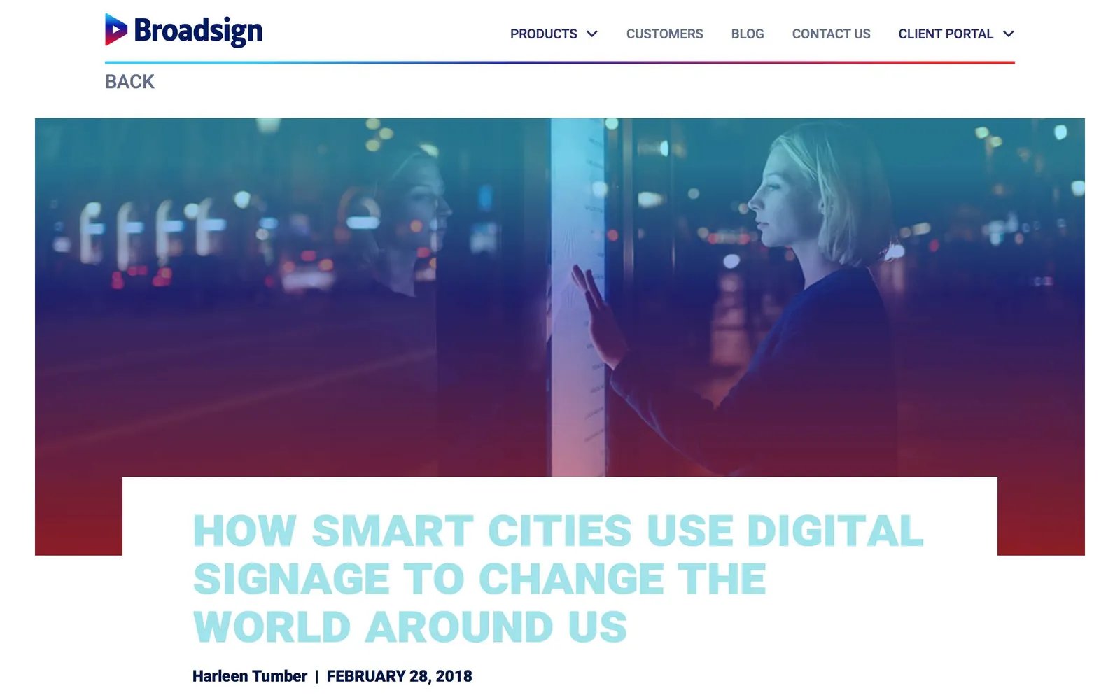 Publicidad en tránsito: Ciudades inteligentes, publicidad inteligente.