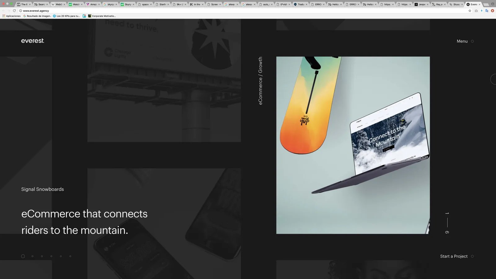 Mixed movements: everest.agency