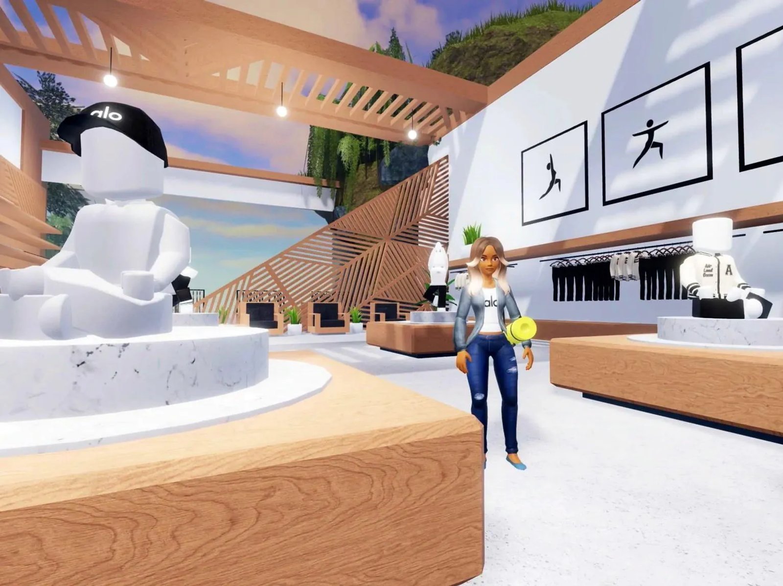 Virtual retreat: Immersive space for yoga and mindfulness