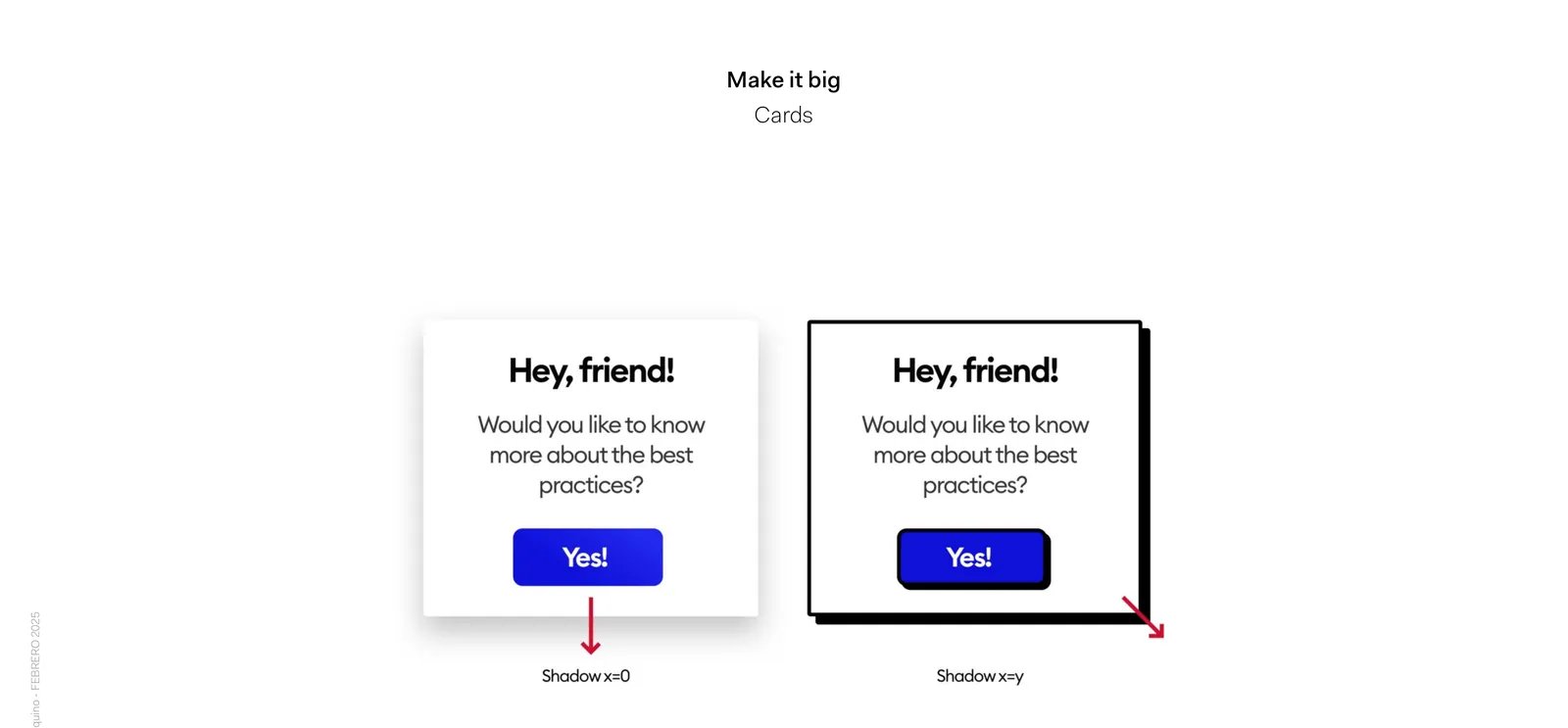 Cards: Designing against the norms to reinvent the function of interfaces. Building cards, neo-brutalism.