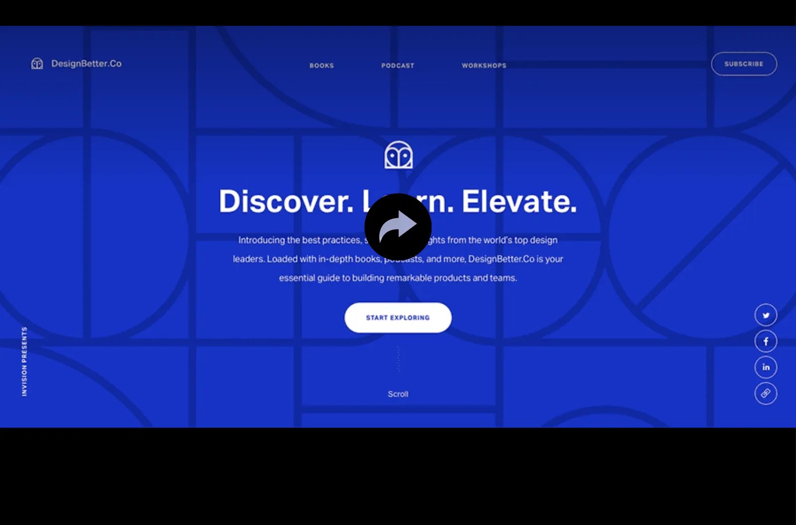 Animated background: designbetter.co