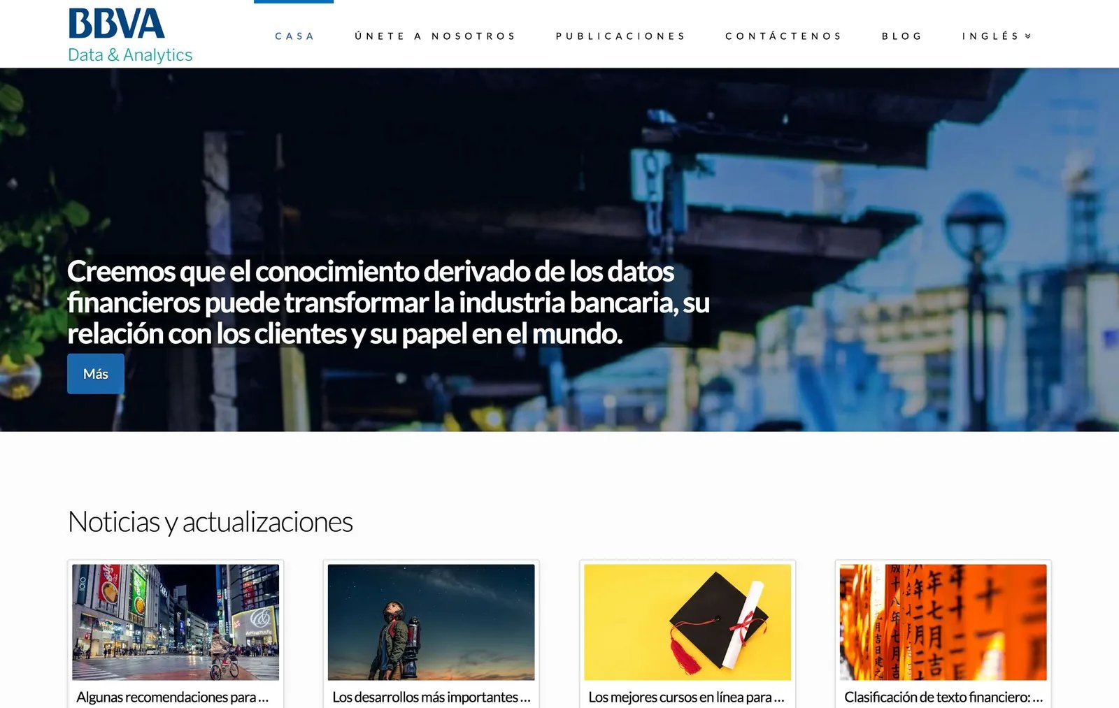 BBVA Data: It treats data as a business unit.