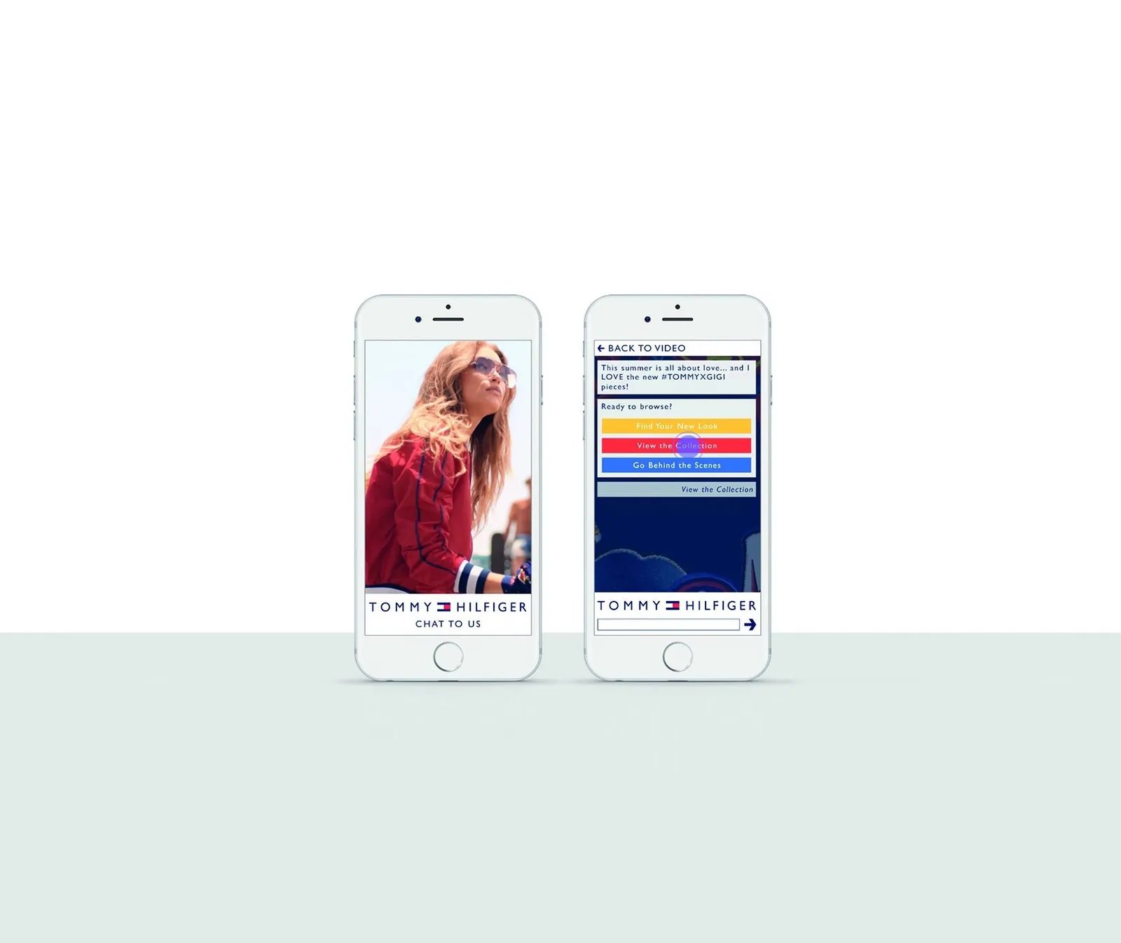 Tommy Hilfiger: Integra su chatbot en un video out stream