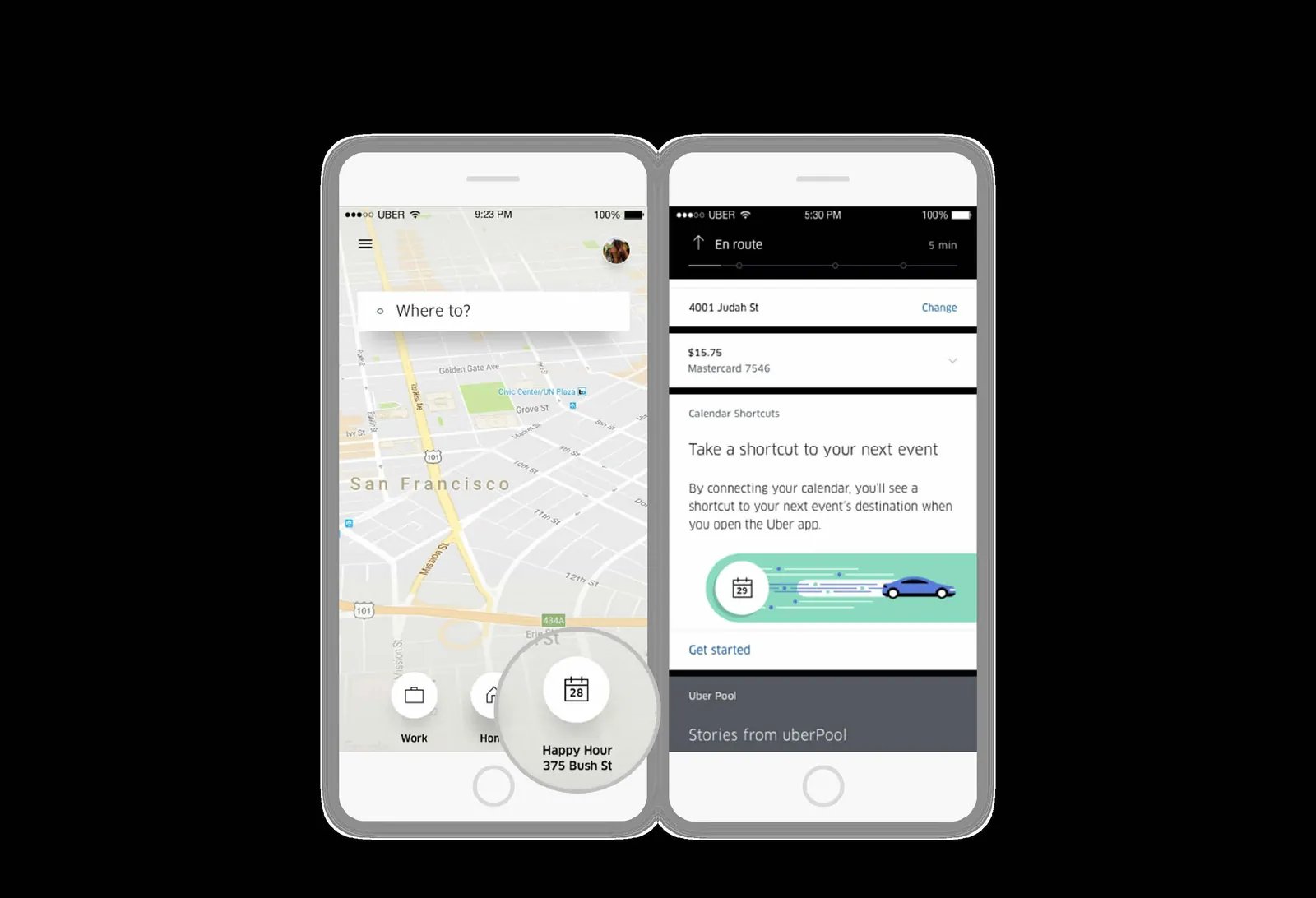 Uber: Se conecta a tus citas