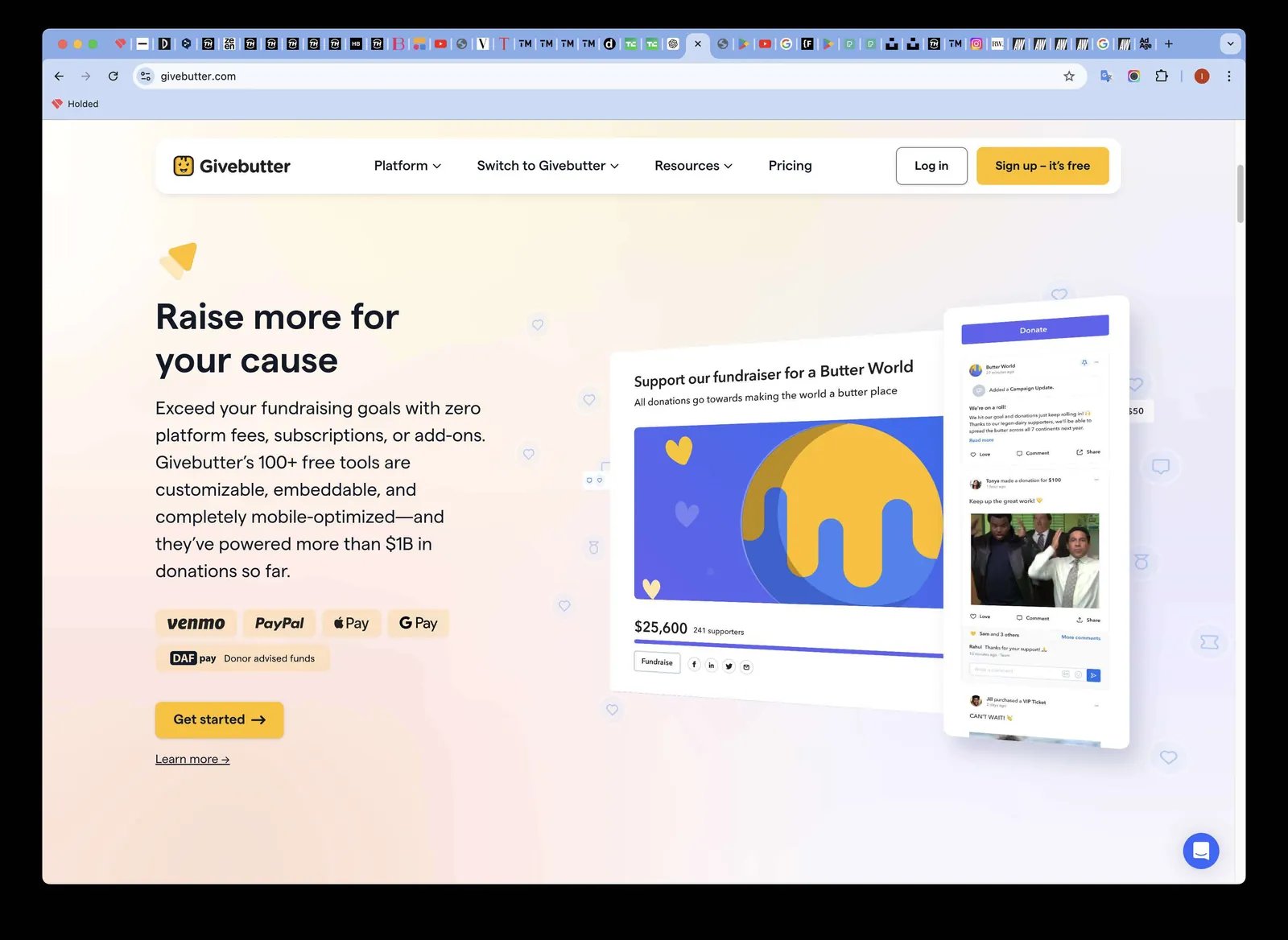 Transparency in fundraising