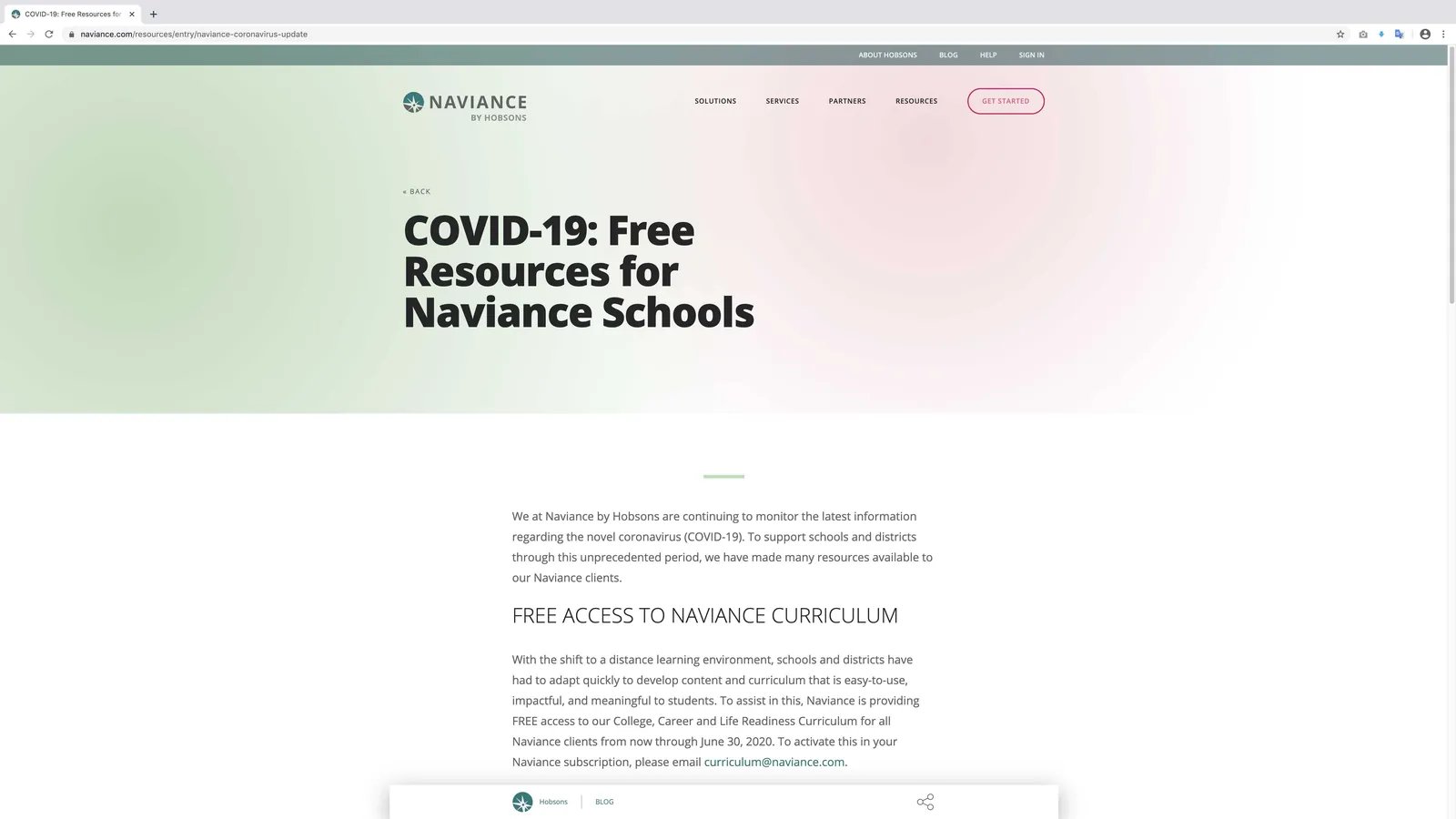Lecciones online gratis: Plan de estudios gratis