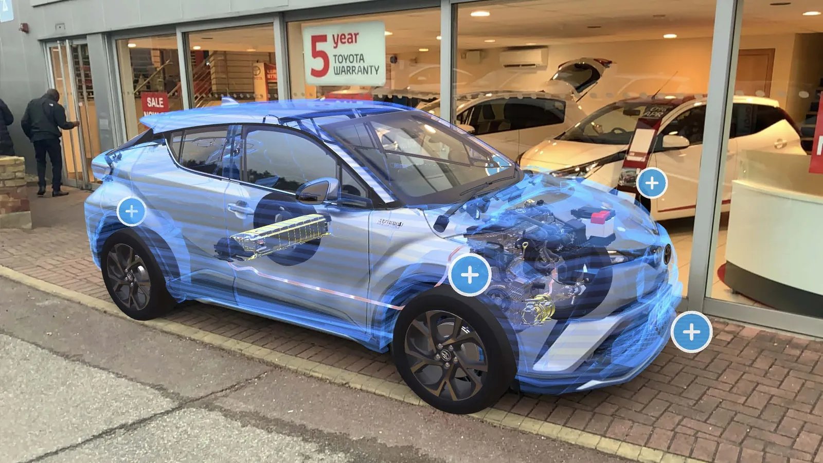 An X-ray of the inside of your car: Toyota Hybrid AR app