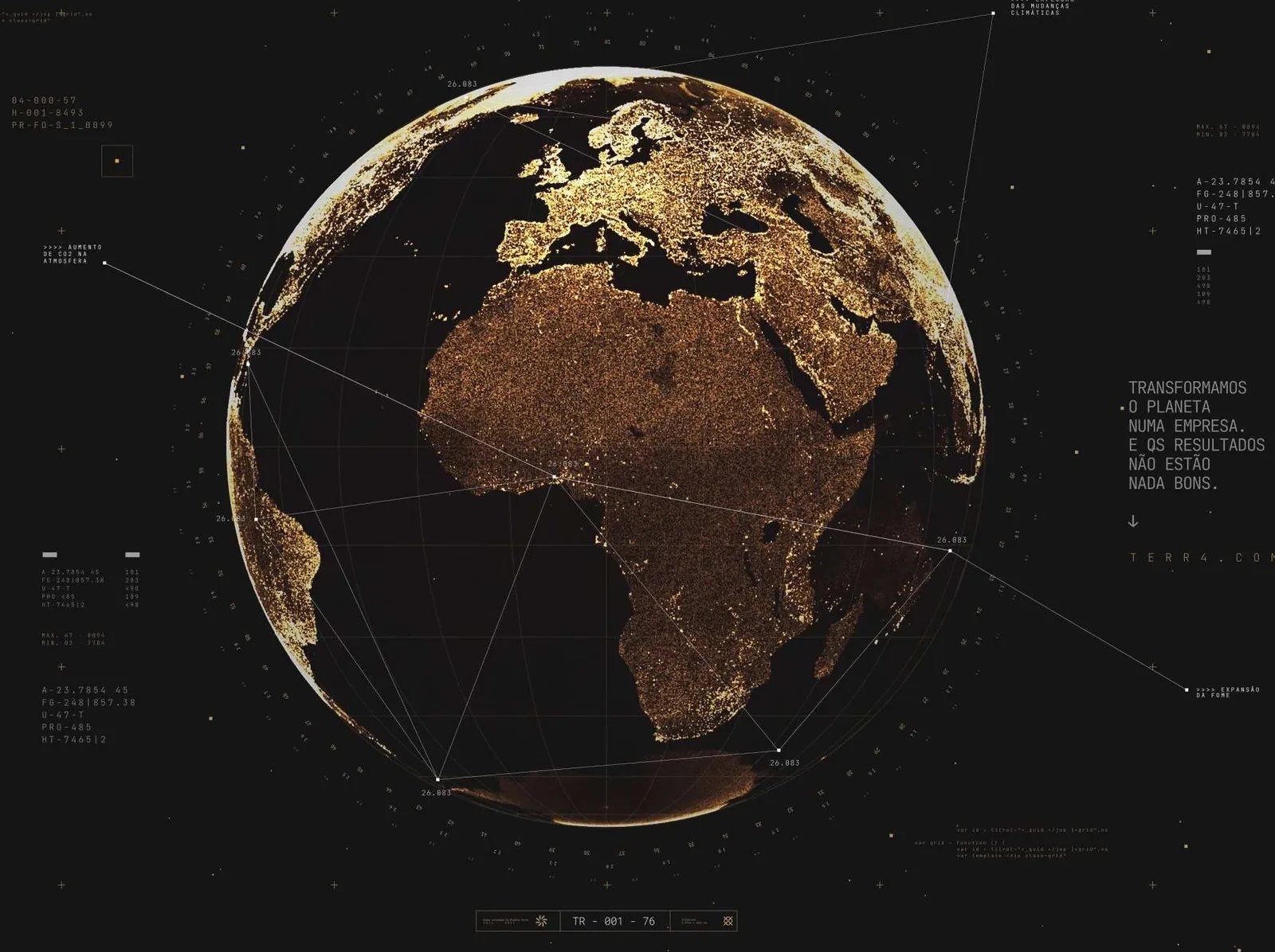 The Earth goes public