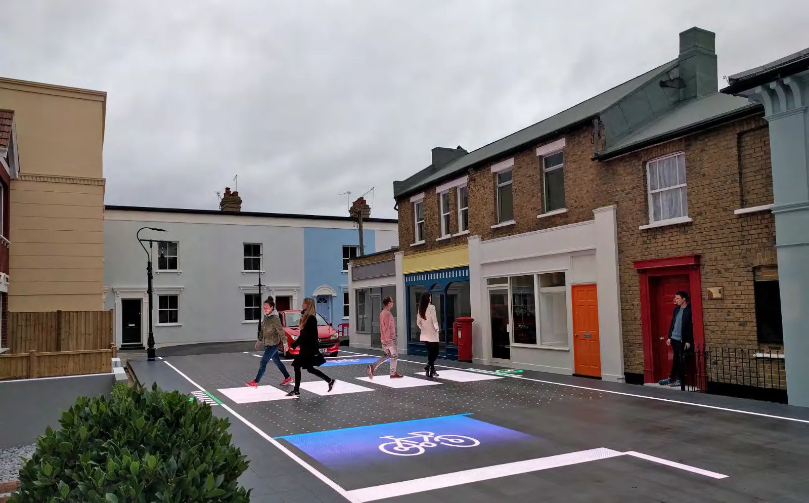 Starling Crossing: A zebra crossing designed to appear when it is needed.