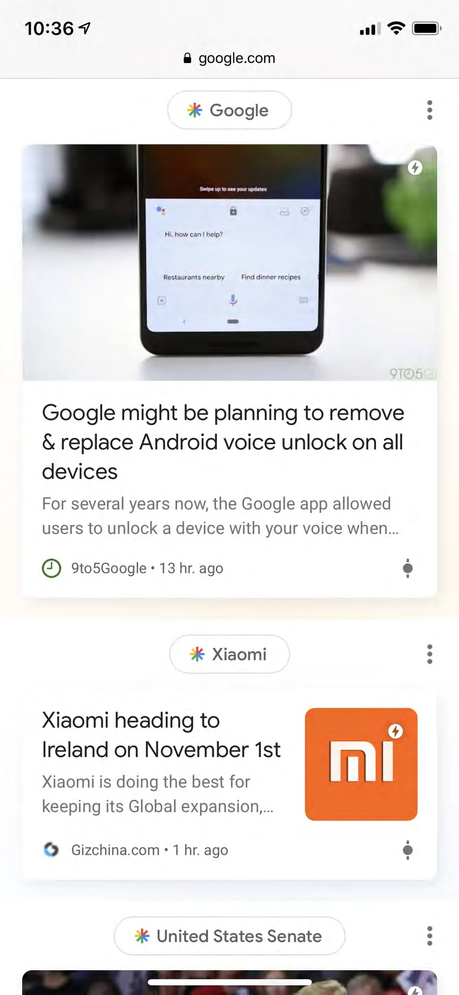 Google Discover, the new Google Feed: Discover offers users interesting information without them needing to search.