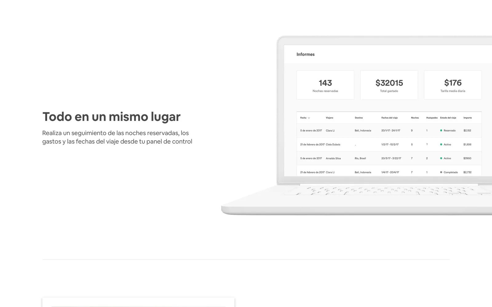 Airbnb: Palabras medidas, con una función precisa, sencillas y que ayudan en el recorrido al usuario.