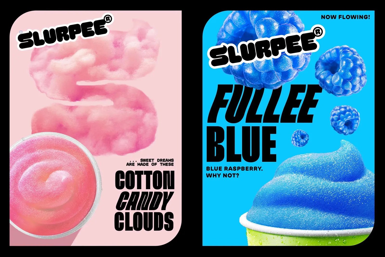 Sweets and colourful clouds