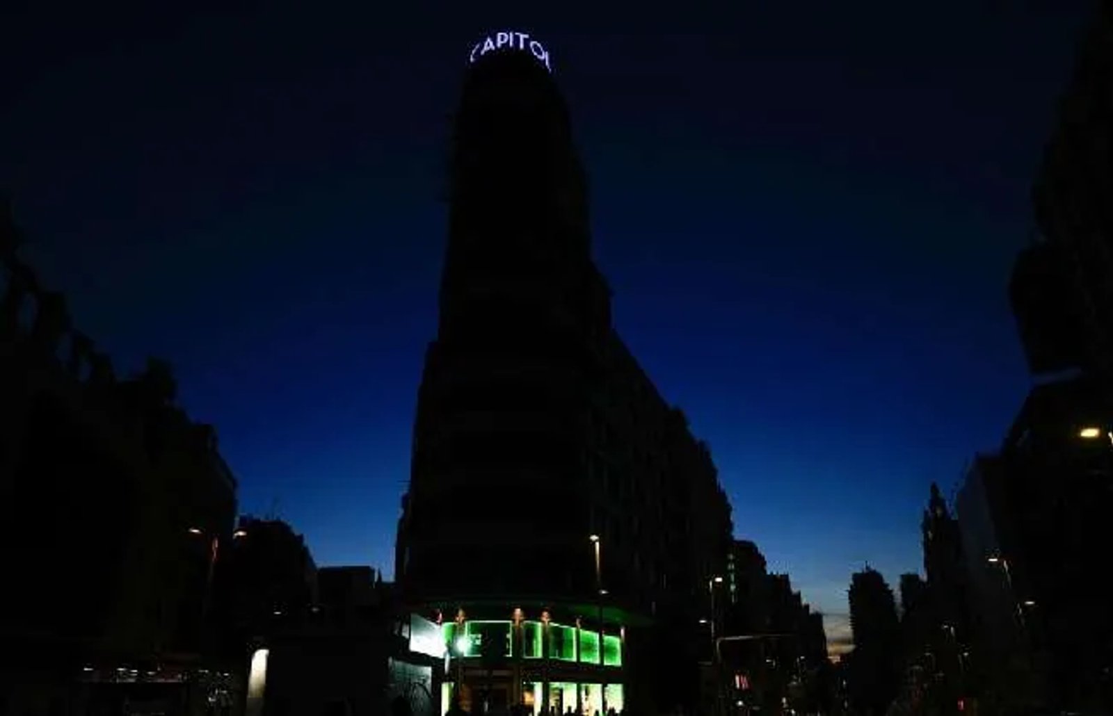Historic blackout