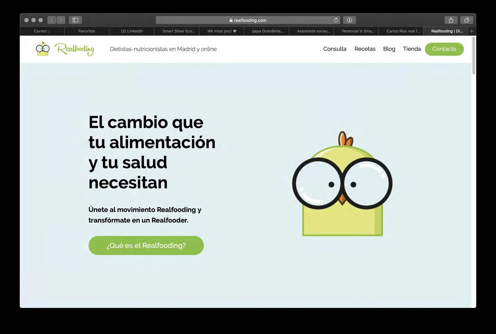 Real fooders al poder: Web del movimiento Real Food en España.