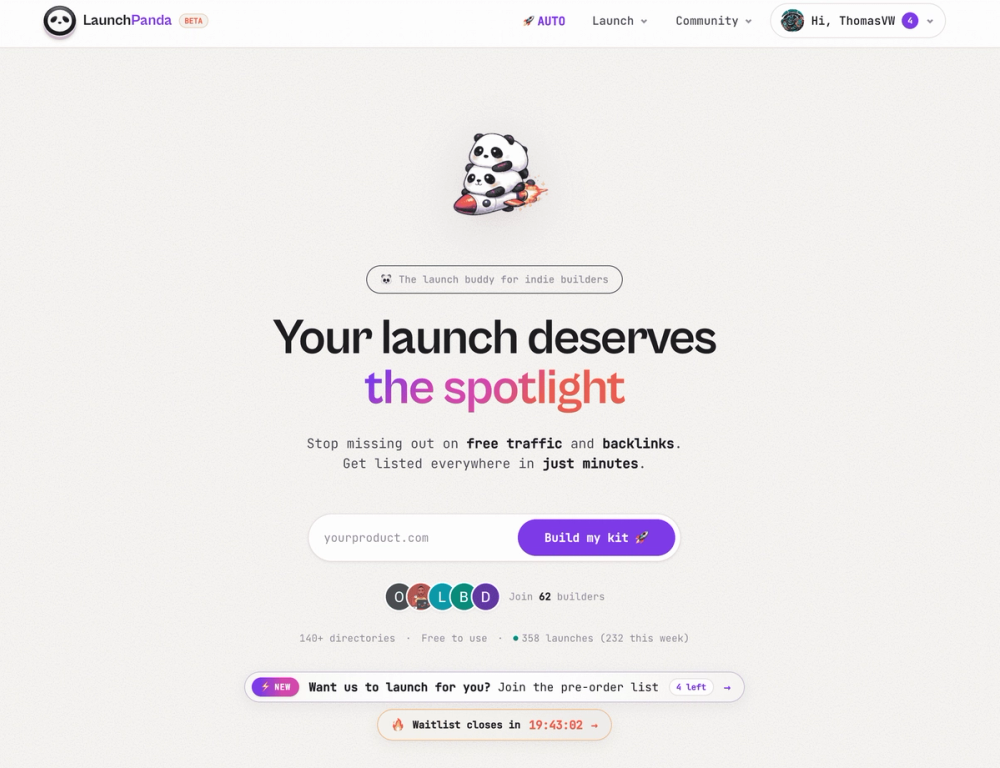 image of Launch Panda