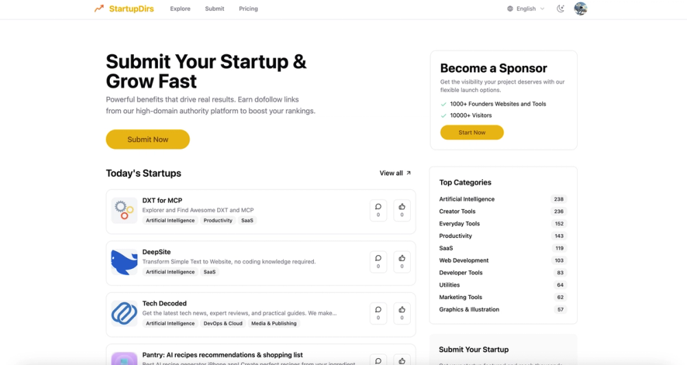 image of StartupDirs