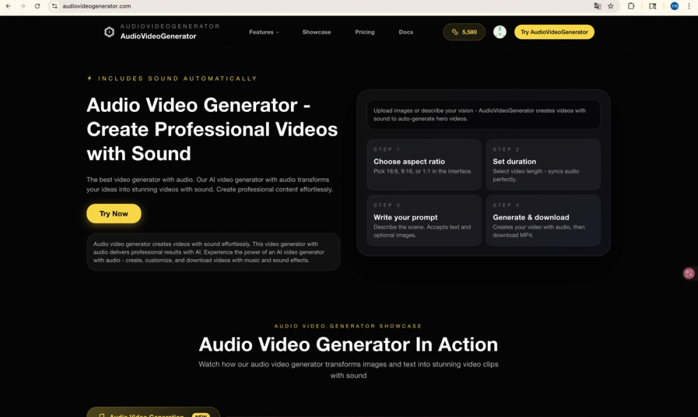image of audiovideogenerator
