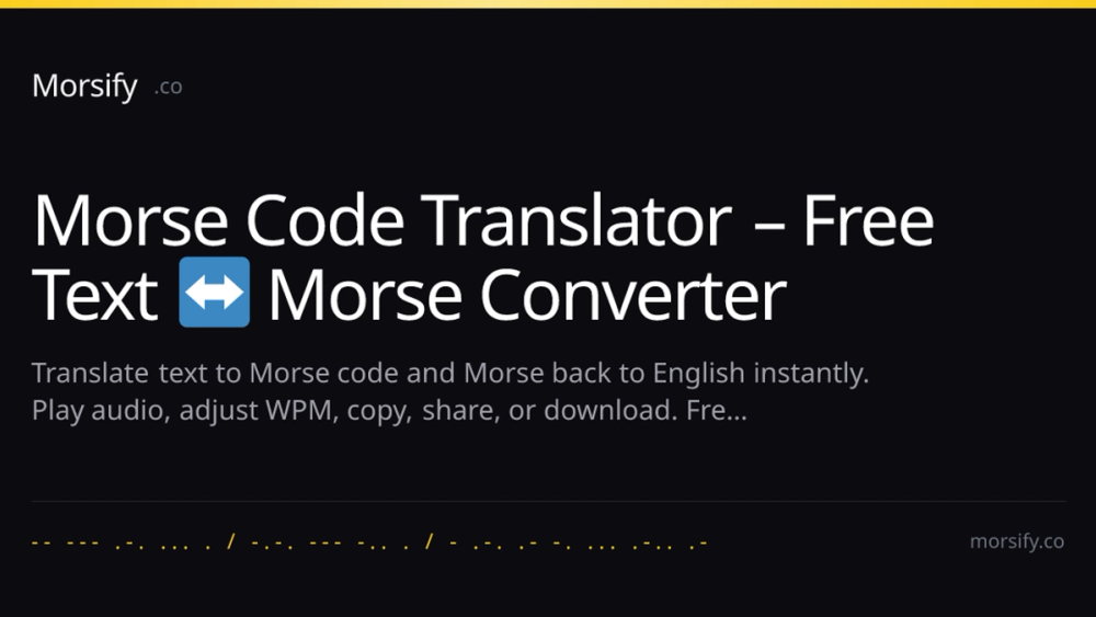 image of Morsify image of Morsify