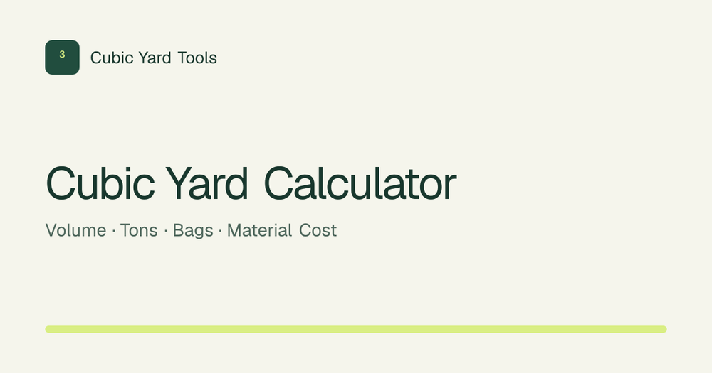 image of Cubic Yard Tools