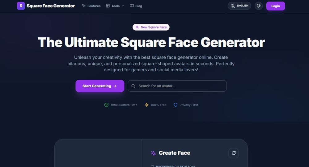 image of squareface-generator