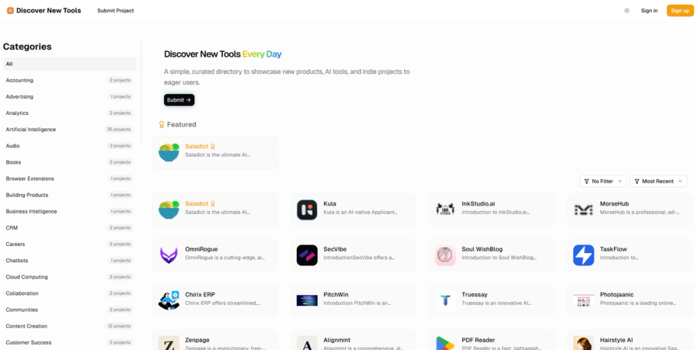 image of DiscoverNewTools image of DiscoverNewTools