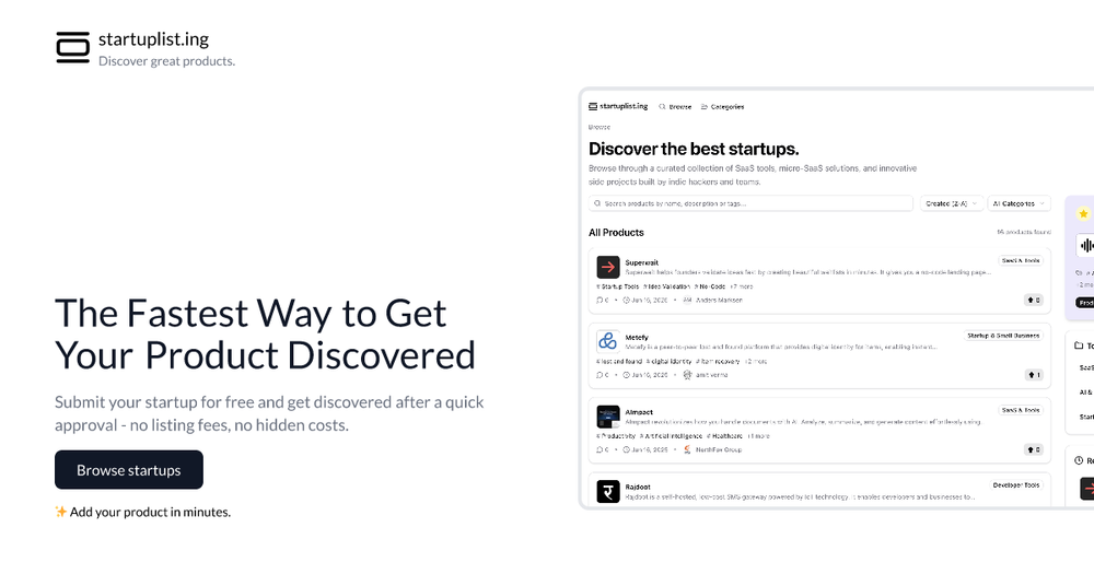 image of Startuplist.ing
