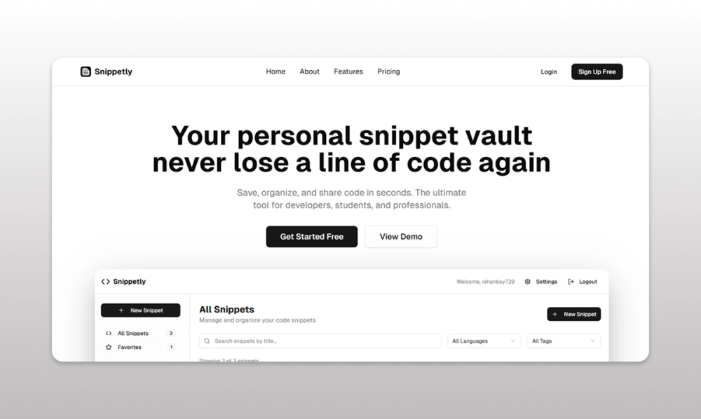 image of Snippetly