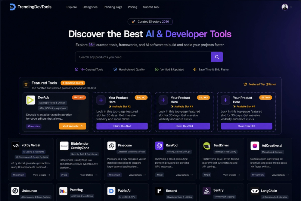 image of trendingdevtools