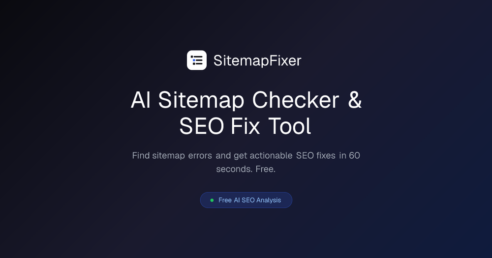 image of Sitemap Fixer image of Sitemap Fixer