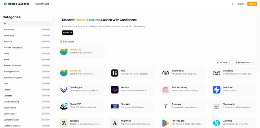 image of TrustedLaunches image of TrustedLaunches