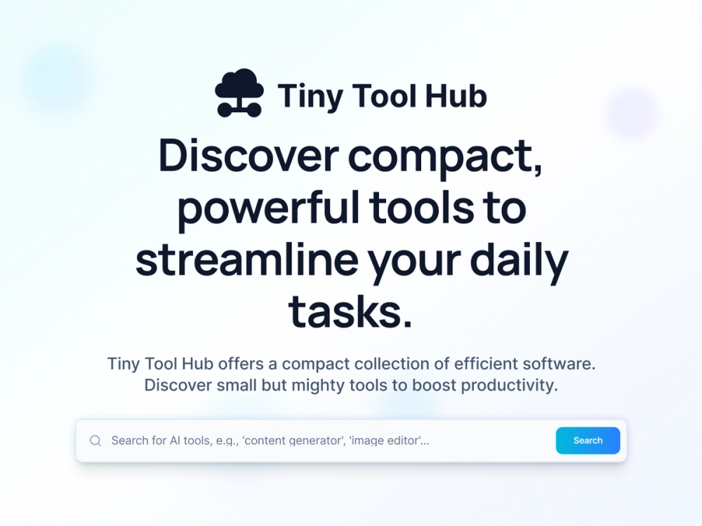 image of Tiny Tool Hub