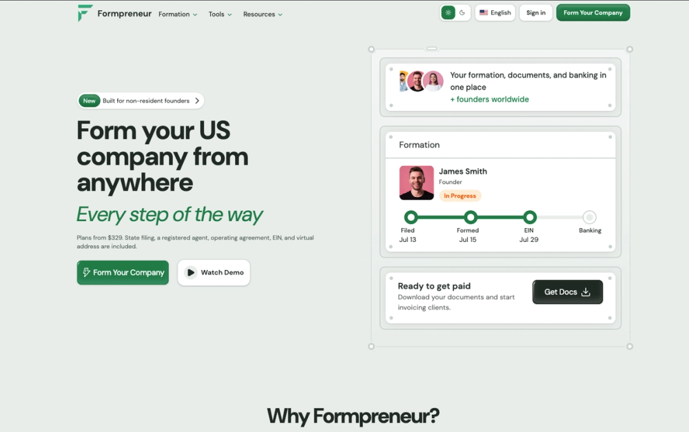 image of Formpreneur