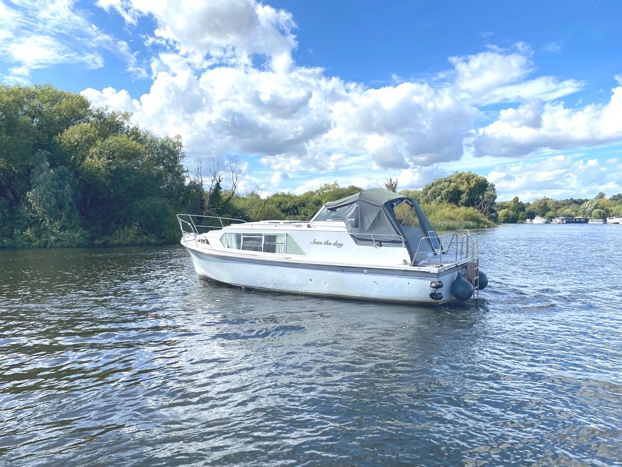 Aquafibre Ocean 30 Aft Cockpit River Boat For Sale Norfolk Broom Boat Sales