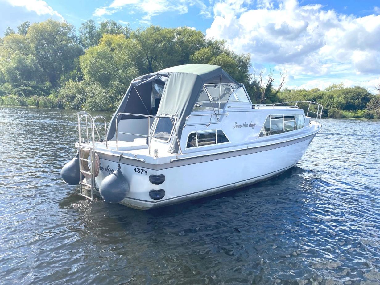 Aquafibre Ocean 30 Aft Cockpit River Boat For Sale Norfolk Broom Boat Sales