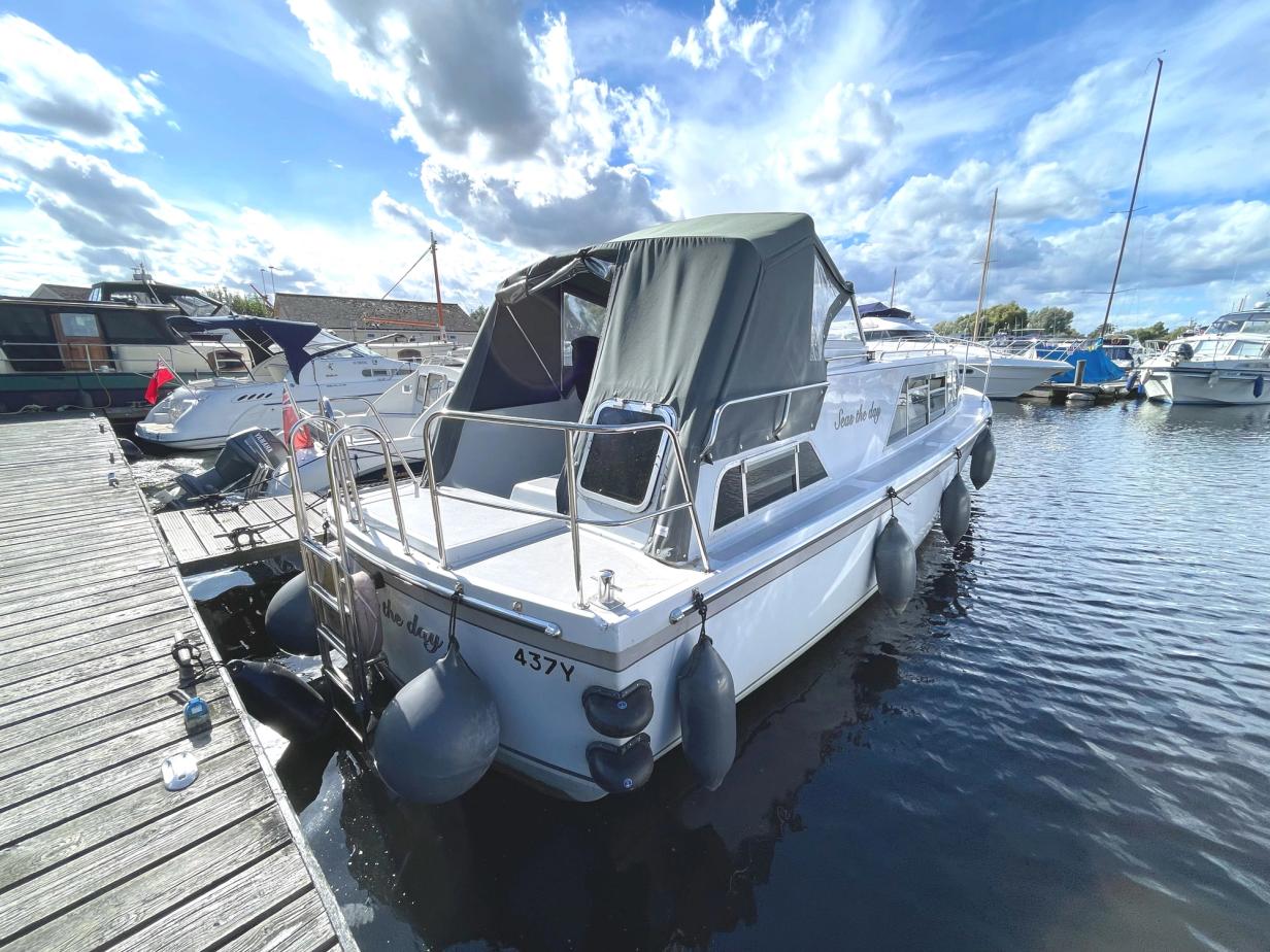 Aquafibre Ocean 30 Aft Cockpit River Boat For Sale Norfolk Broom Boat Sales