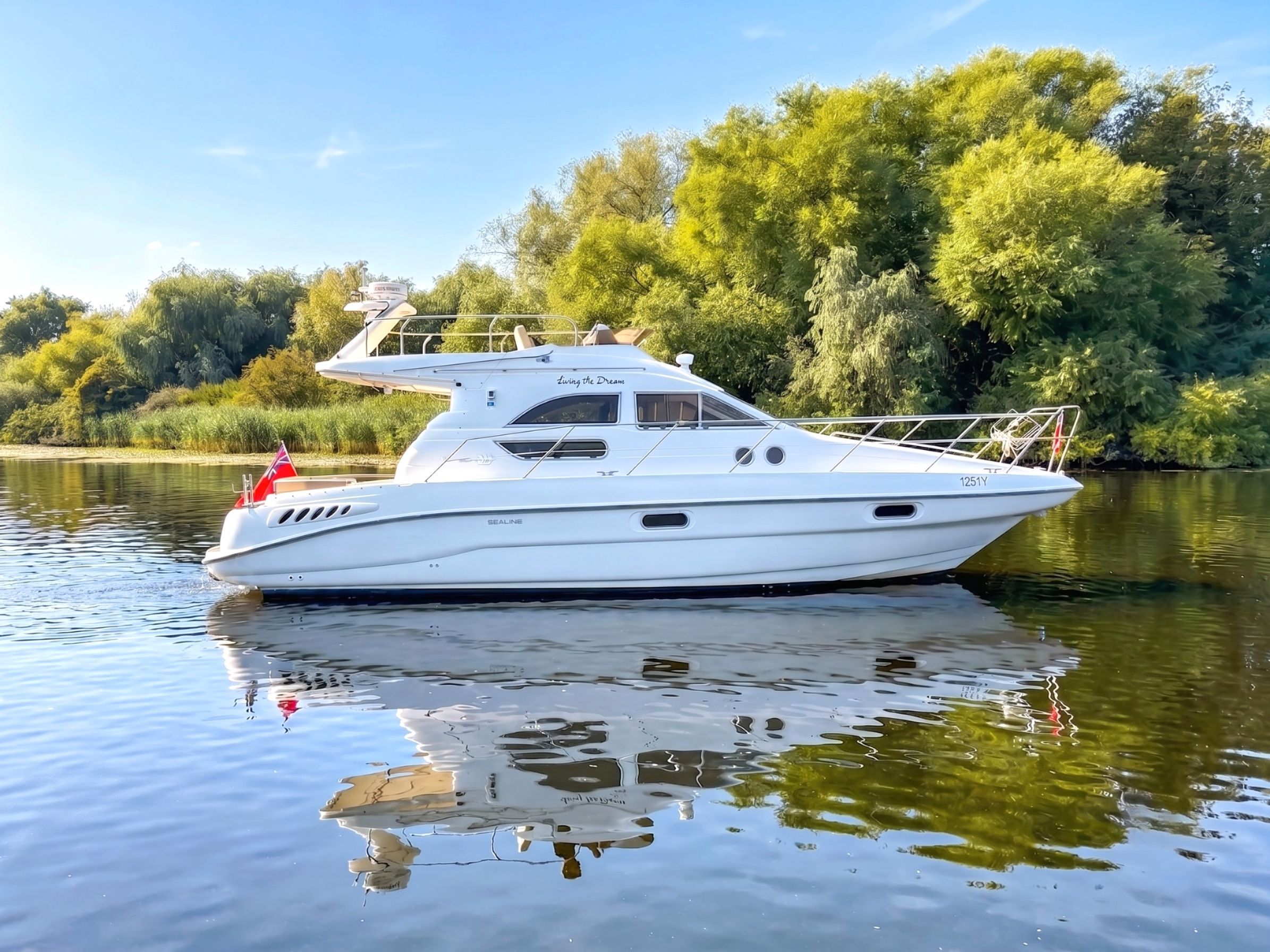 Sealine 330 Statesman For Sale Broom Boat Sales Exterior Starboard