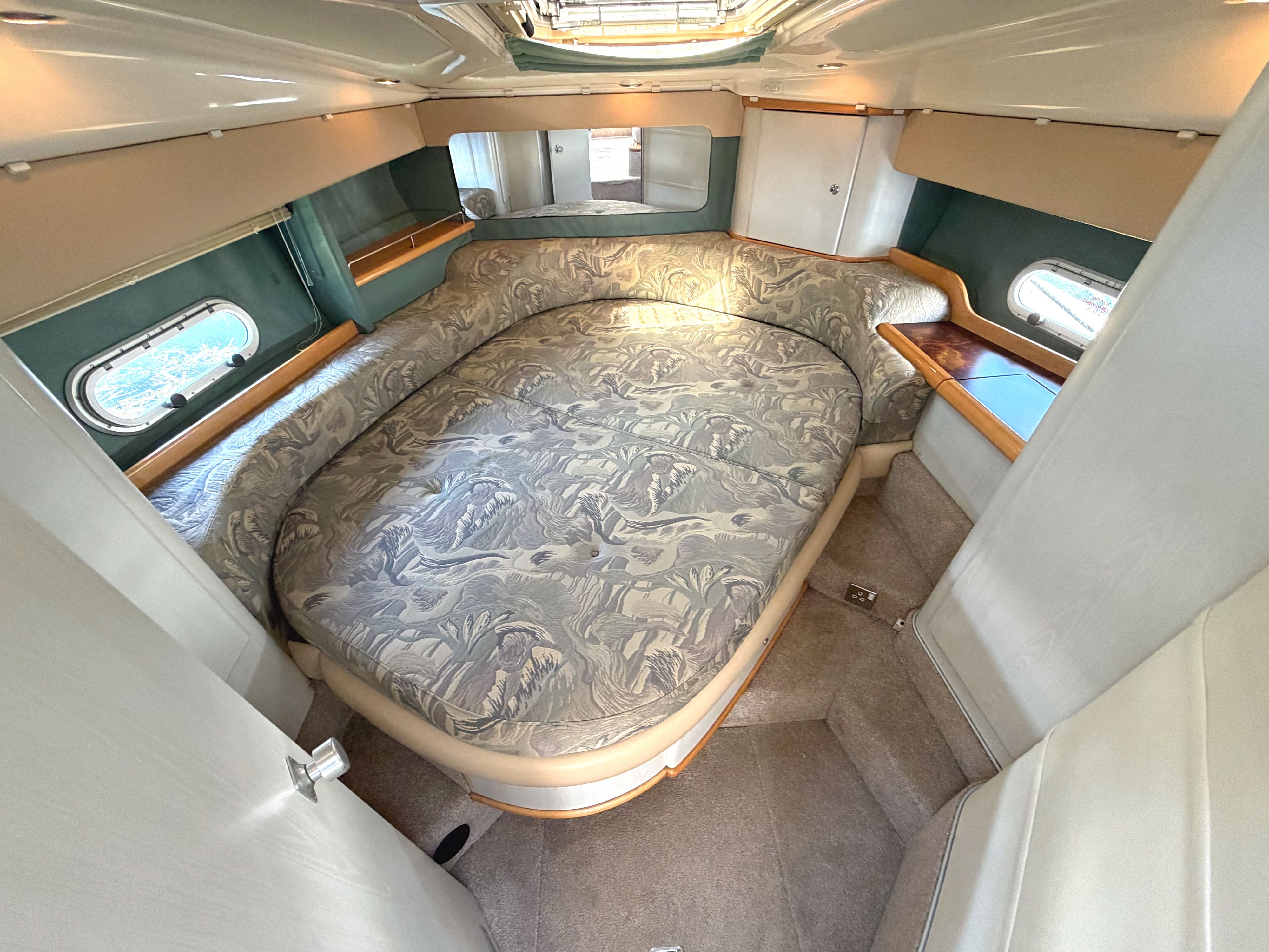Sealine 330 Statesman For Sale Broom Boat Sales Forward Cabin Above View
