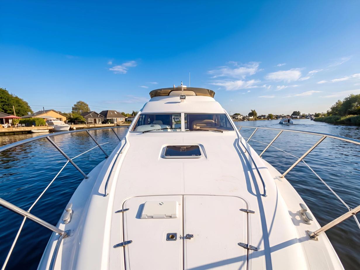 Sealine 330 Statesman For Sale Broom Boat Sales View From Bow