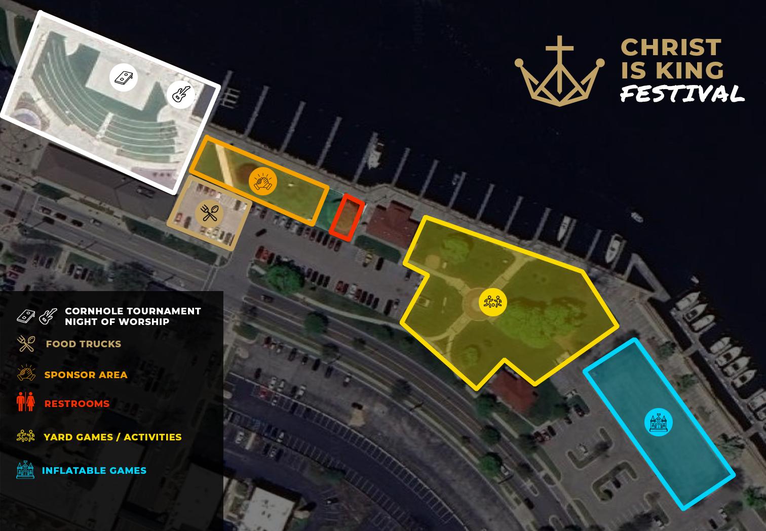 Christ Is King Festival map