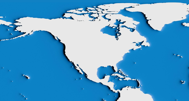Graphic of North America