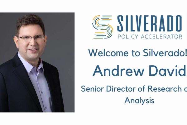 Andrew David joins Silverado Policy Accelerator