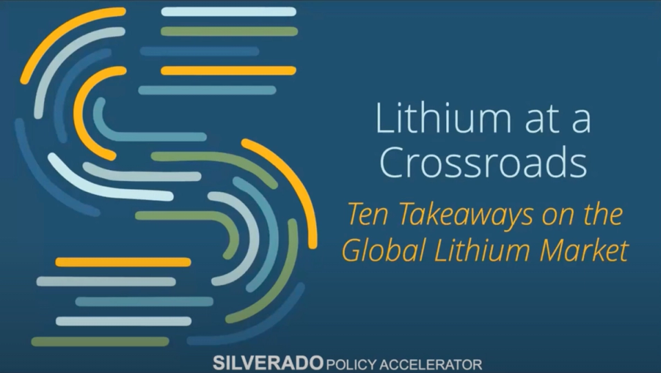Webinar: "Lithium at a Crossroads: Ten Takeaways on the Global Lithium Market"