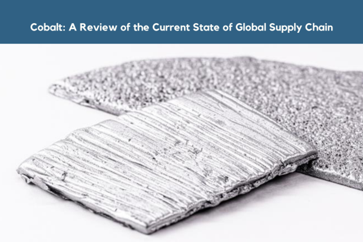 Cobalt: A Review of the Current State of the Global Supply Chain