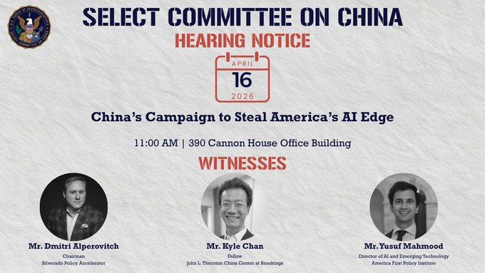 Silverado Co-Founder Dmitri Alperovitch Testifies before U.S. House Select Committee