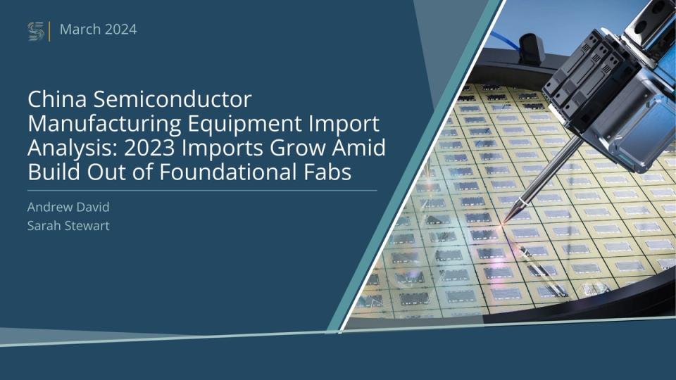 China Semiconductor Manufacturing Equipment Import Analysis