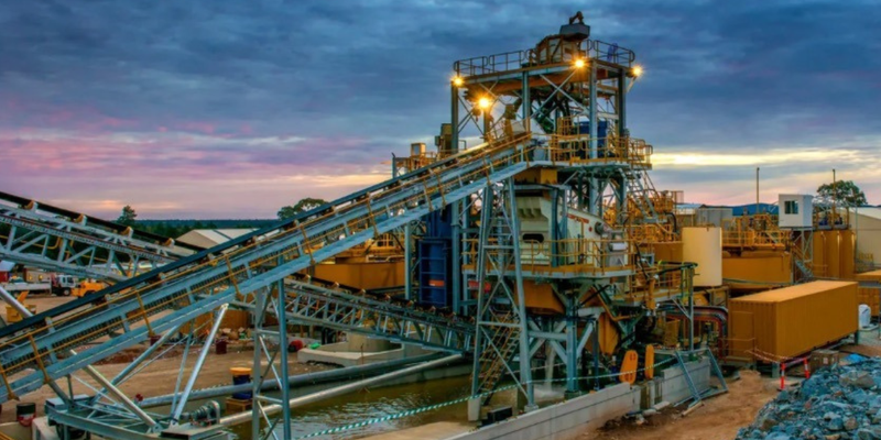 a large scale mining infrastructure in Australia for gold and copper production.